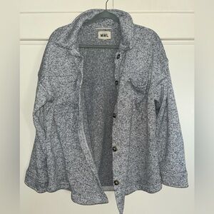 Madewell Women's Gray Teddy Jacket